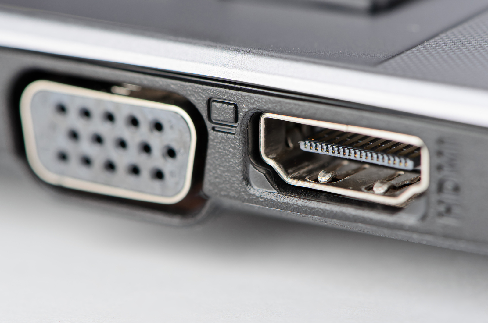 VGA and HDMI connectors